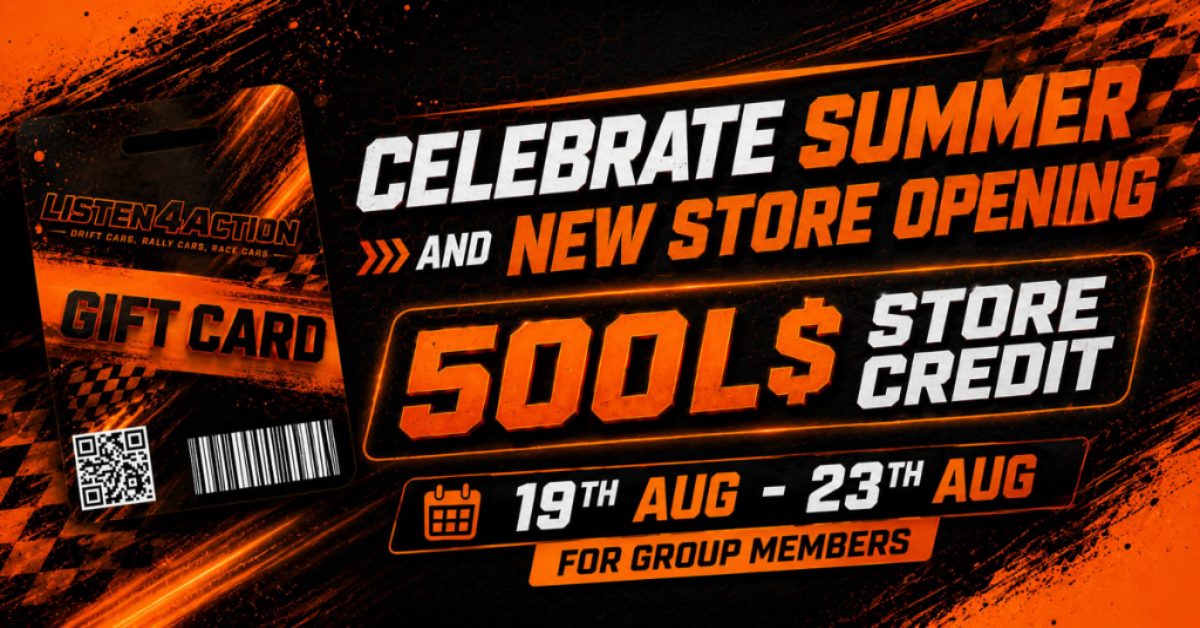 Group Gift 500L Store Credit at Listen4Action