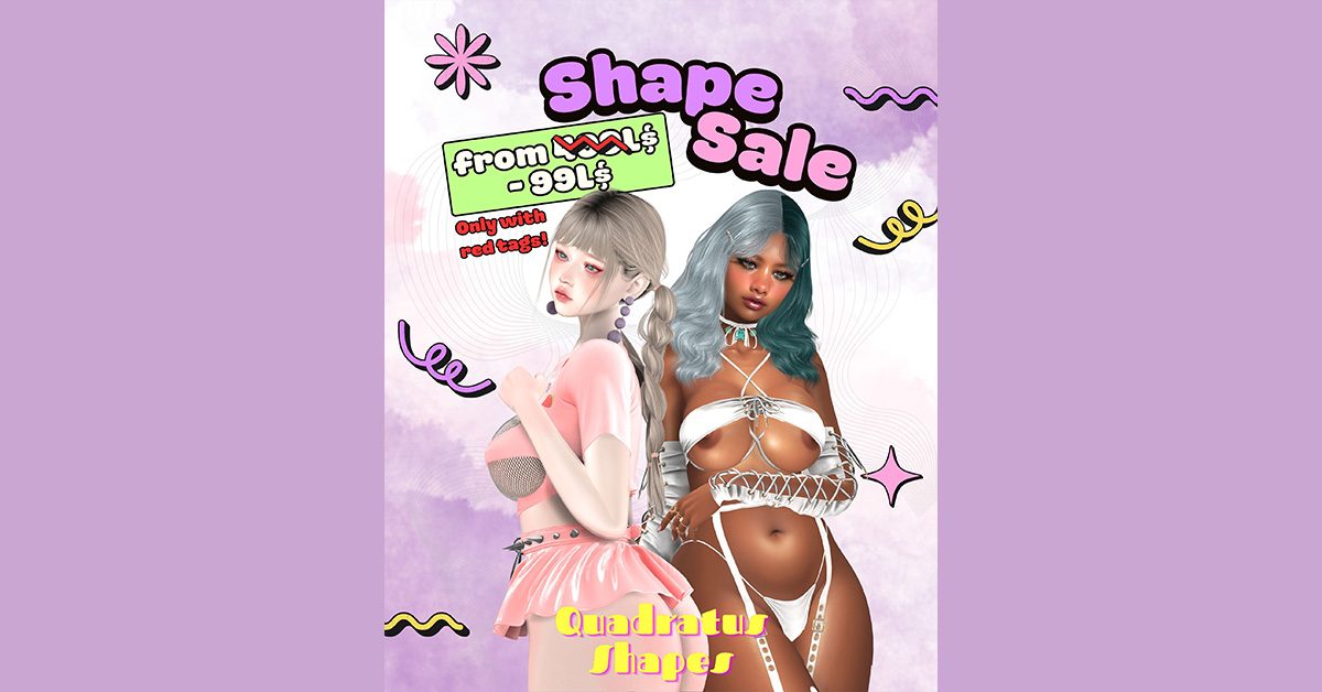 99L Sale on Selected Shapes at Quadratus Shapes Mainstore