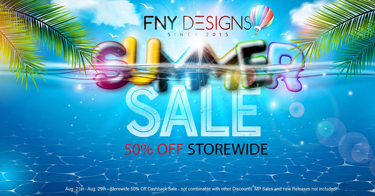 FNY Designs Summer Sale – 50% Off at Mainstore